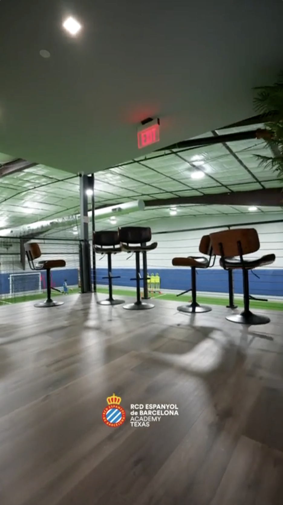 Pitch-side seating